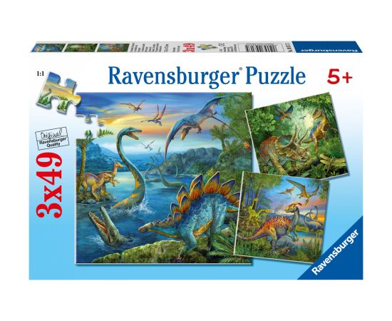 Ravensburger Puzzle 3x49 pc Dinosaurs