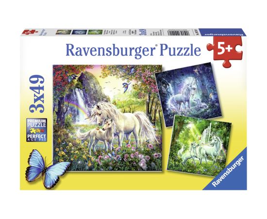 Ravensburger Puzzle 3x49 pc Beautiful Unicorns