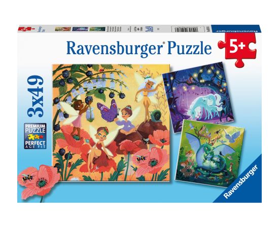 Ravensburger Puzzle 3x49 pc Magical Characters