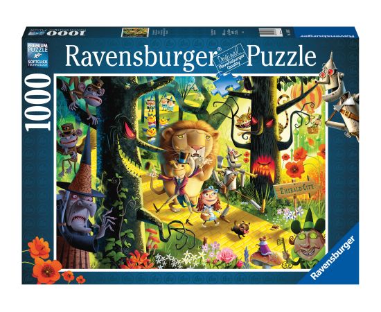 Ravensburger Puzzle 1000 pc Lions, Tigers, Bears