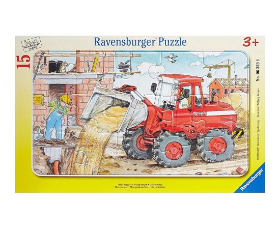 Ravensburger Small Frame Puzzle 15 pc My Excavator