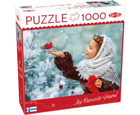 Tactic puzzle 1000 pc Girl with Red Paws