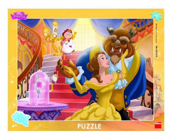 Dino Frame Puzzle 40 pc, Disney The Beauty and the Beast