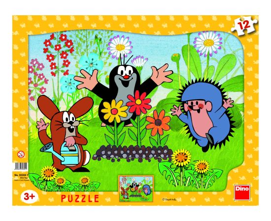 Dino Frame Puzzle 12 pc, The Mole Gardener