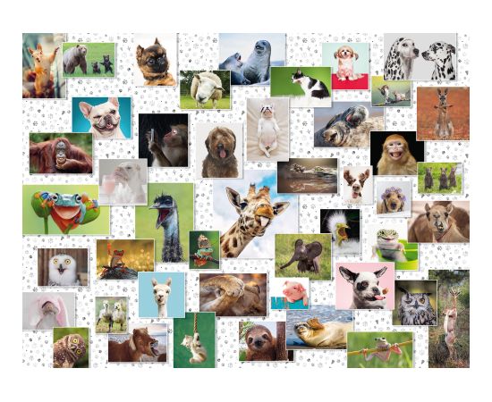 Ravensburger Puzzle 1500 pc Funny Animals Collage