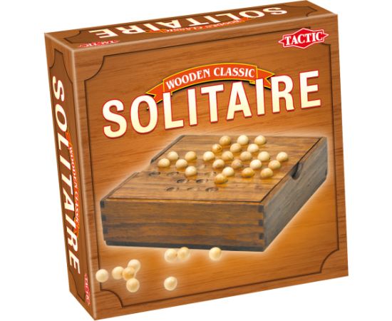 Tactic Wooden Classic Solitaire