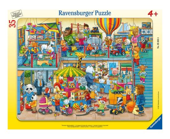 Ravensburger Frame Puzzle 35 pc Animal Toy Store