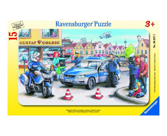 Ravensburger Small Frame Puzzle 15 pc Police