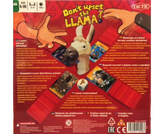 Tactic Board Game Don`t Upset the Llama!