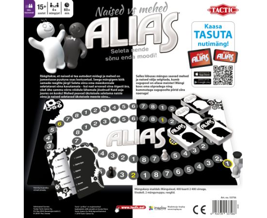 Tactic lauamäng Naised vs Mehed Alias