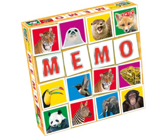 Tactic Board Game Memo Wildlife