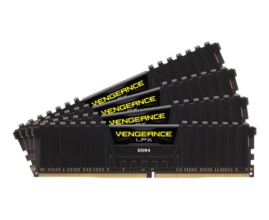 Corsair DDR4 64GB 2666-16 Vengeance LPX Black Quad