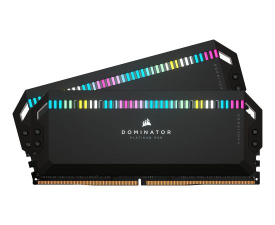 Corsair DDR5 - 64GB - 6800 - CL - 40 (2x 32 GB) dual kit, RAM (black, CMT64GX5M2B6800C40, Dominator Platinum RGB, INTEL XMP)