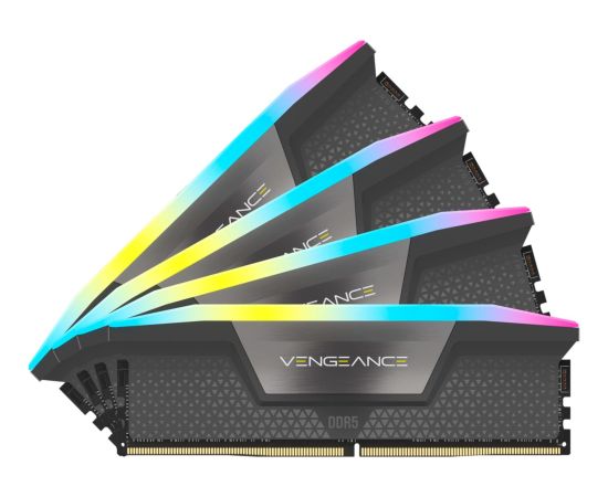 Corsair DDR5 - 64GB - 5600 - CL - 40 (2x 32 GB) dual kit, RAM (gray, CMH64GX5M2B5600Z36K, Vengeance RGB, AMD EXPO)