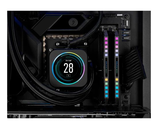 Corsair DDR5 - 64GB -  6000 - CL - 30 (2x 32 GB) dual kit, RAM (grey, CMT64GX5M2B6000Z30, Dominator Platinium RGB)