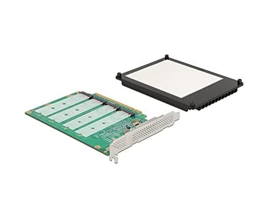 DeLOCK PCIe x16 > 4x NVMe M.2 Key M + Bitfurcation