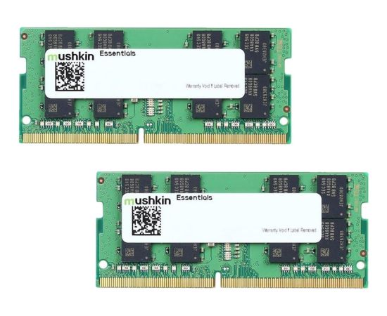 Mushkin DDR4 - 64 GB -3200 - CL - 22 - Dual Kit, Essentials (MES4S320NF32GX2)