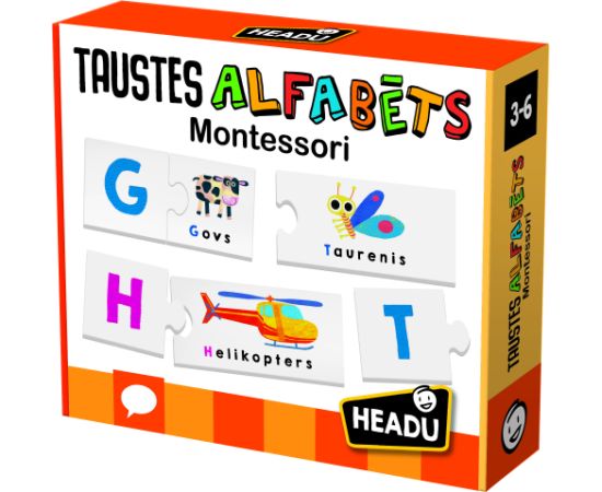 HEADU Montessori Taustes alfabēts (latviešu val.)