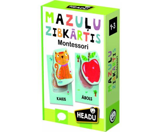 HEADU Montessori zibkartītes mazuļiem (latviešu val.)