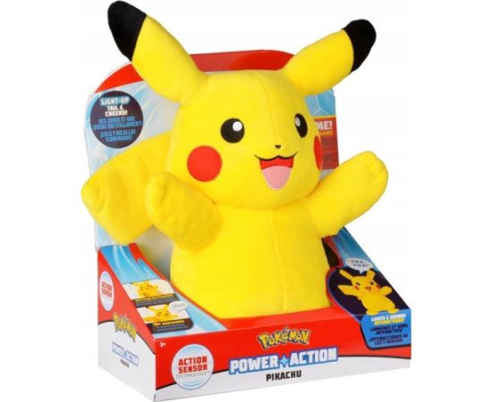 Pokemon POKEMON Power Action Pikachu Zabawka Interaktywna, pluszak, 25 cm