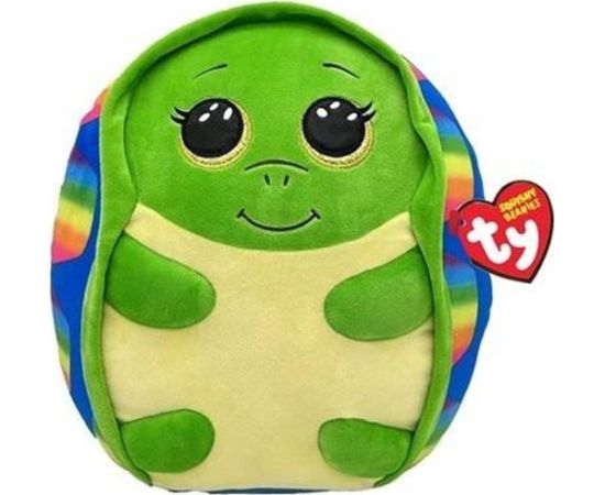 TY Squishy Beanies Shrugs - tęczowy żółw 30cm