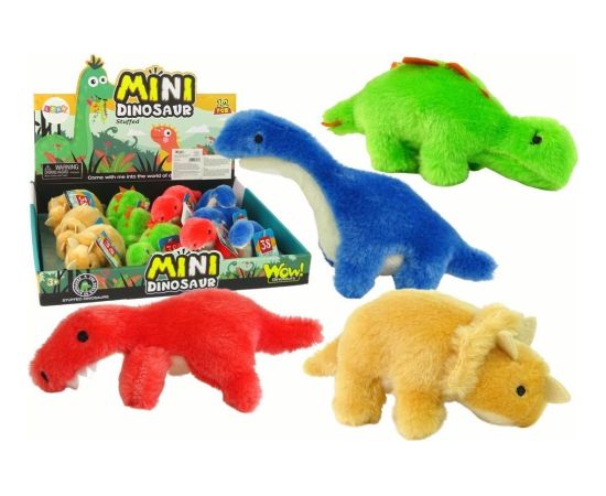 LeanToys Mini Pluszak Zwierzątko Dinozaur 4 Gatunki