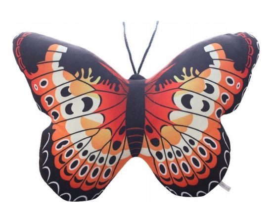 LeanToys Maskotka Pluszowy Motyl Czerwony Poduszka 40 x 30 cm