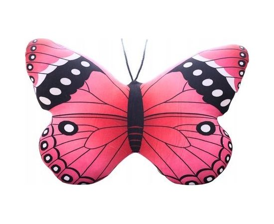 LeanToys Maskotka Pluszowy Motyl Różowy Poduszka 40 x 30 cm