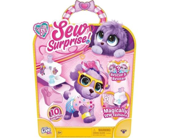 Cobi Little Live Pets. Maskotka Sew Surprise fiolet