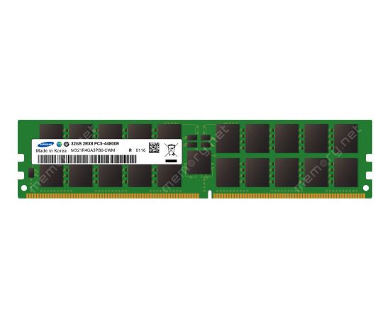 Samsung RDIMM 32GB DDR5 2Rx8 5600MHz PC5-44800 ECC REGISTERED M321R4GA3PB0-CWM