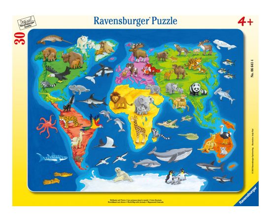 Ravensburger Frame Puzzle 30 pc Animals of the World