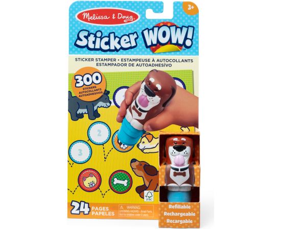 MELISSA & DOUG игровой комплектс наклейками Sticker WOW!  Собака