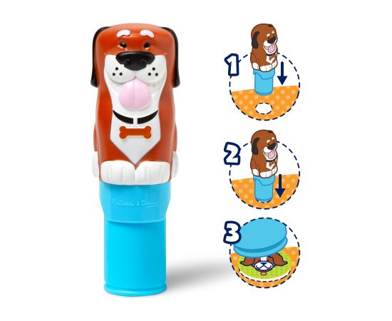 MELISSA & DOUG игровой комплектс наклейками Sticker WOW!  Собака