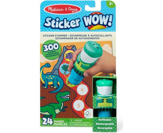 MELISSA & DOUG Sticker WOW! Aktivitāšu komplekts - Dinozaurs