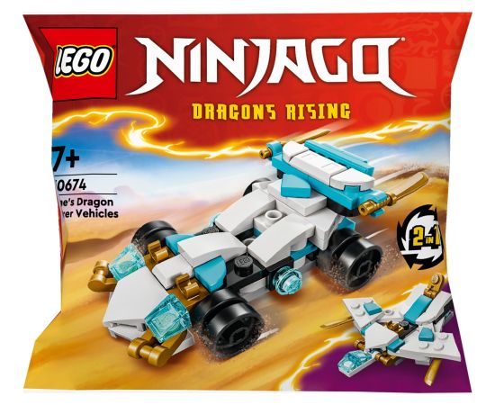 LEGO Ninjago Smocza moc Zane’a — pojazdy (30674)