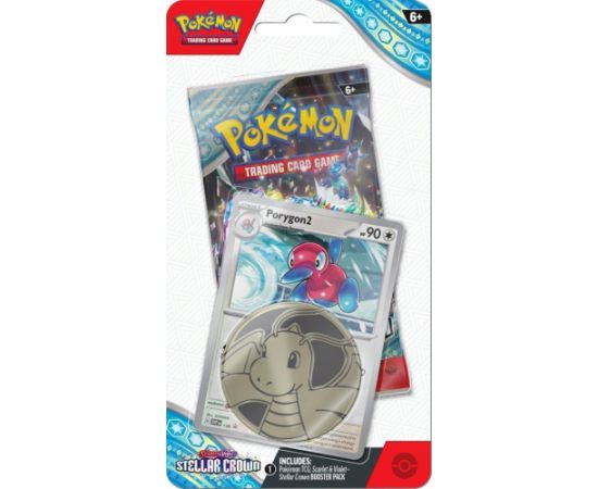 Pokemon Karty Stellar Crown Checklane Blister Porygon2