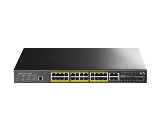 Switch CUDY GS2028PS4-400W 24-Port Gigabit L2 Managed PoE+ 400W  4x Gigabit Combo Ports