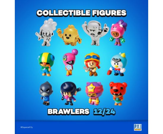 P.m.i. Kids World BRAWL STARS S1 FIGURES - 12 PACK DELUXE BOX VER.B