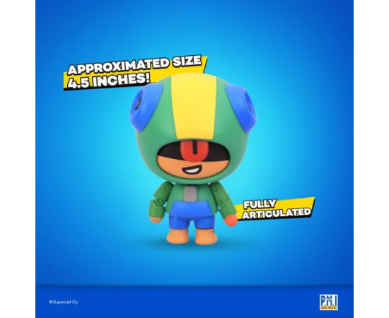 P.m.i. Kids World BRAWL STARS S1 ACTION FIGURES 11cm - LEON