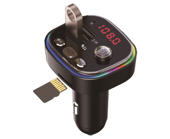 Vakoss TC-B439K FM transmitter 87.5 - 108 MHz Bluetooth/USB Black