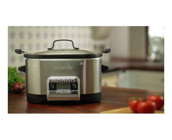 Crock-Pot CSC024X slow cooker 5.6 L Black, Stainless steel