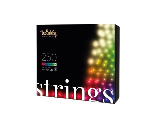 TWINKLY Strings 250 Special Edition (TWS250SPP-BEU) Smart Christmas tree lights 250 LED RGB+W 20 m