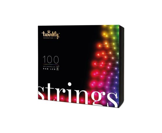 TWINKLY Strings 100 (TWS100STP-BEU) Smart Christmas tree lights 100 LED RGB 8 m