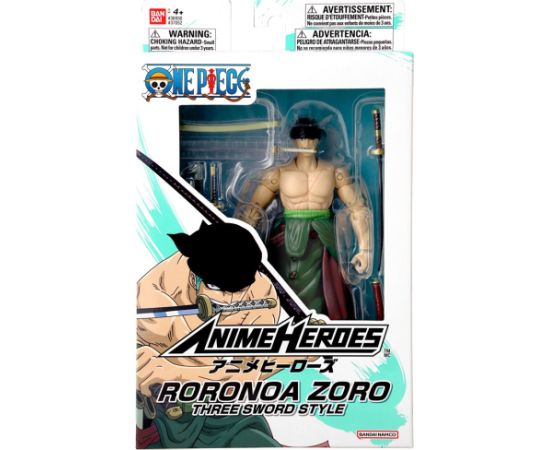 Bandai ANIME HEROES ONE PIECE - RORONOA ZORO THREE SWORD S