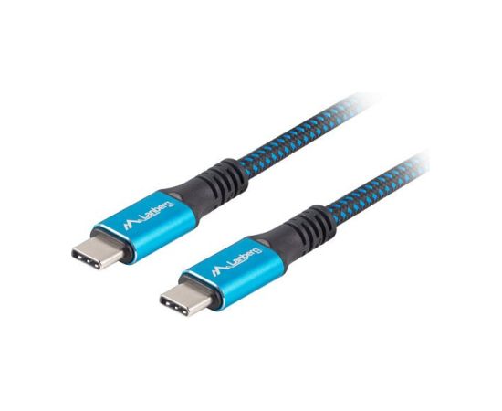 Lanberg CA-CMCM-45CU-0005-BK USB cable USB4 Gen 2x2 0.5 m USB C Black, Blue