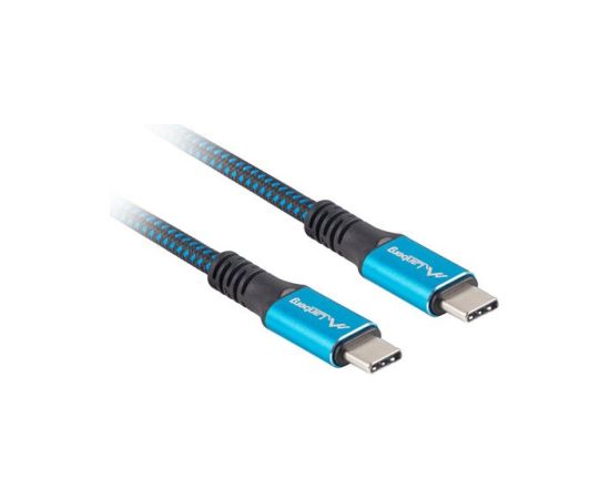 Lanberg CA-CMCM-45CU-0005-BK USB cable USB4 Gen 2x2 0.5 m USB C Black, Blue