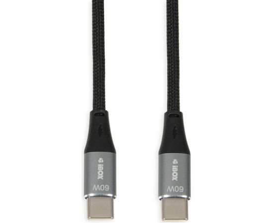 iBOX IKUTC USB-C cable 60W 1m Black