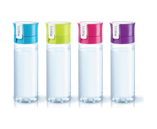 Filter Bottle Brita Fill&Go + 4 pc(s) filter cartridges (0,6l; pink)