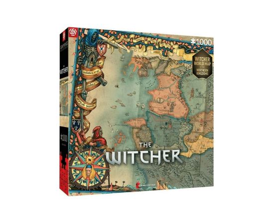 Cenega Publishing Good Loot The Witcher: Northern Kingdom Map Jigsaw puzzle 1000 pc(s)