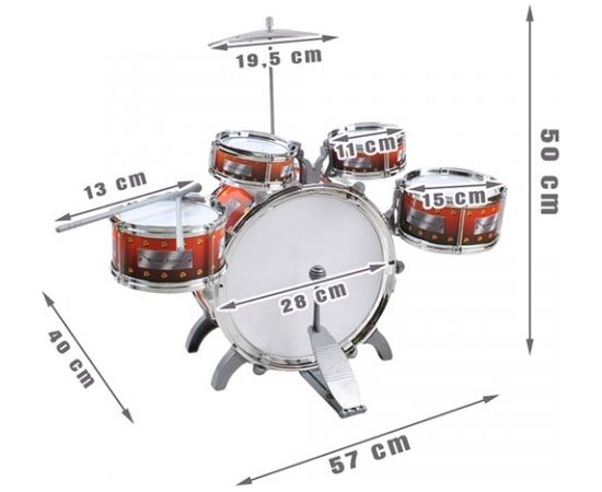 Kruzzel Bungu komplekts ar tabureti (22464) [A]